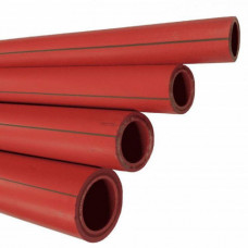 Полипропиленовая труба круглая красная для канализации S 16 PP 40х1,8 мм ГОСТ/ТУ